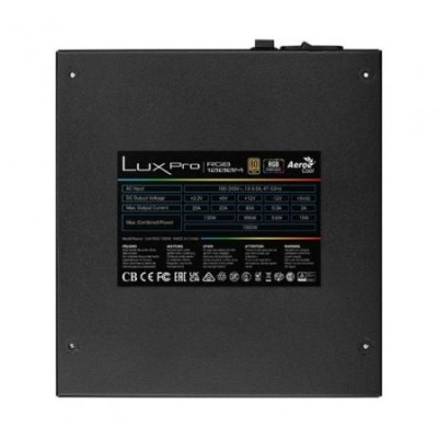 Fuente de Alimentación Aerocool LUXPRO RGB1000M/ 1000W/ Ventilador 14cm/ 80 Plus Gold