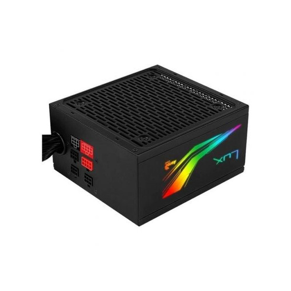 Fuente de Alimentación Aerocool LUX RGB 550M/ 550W/ Ventilador 12cm/ 80 Plus Bronze