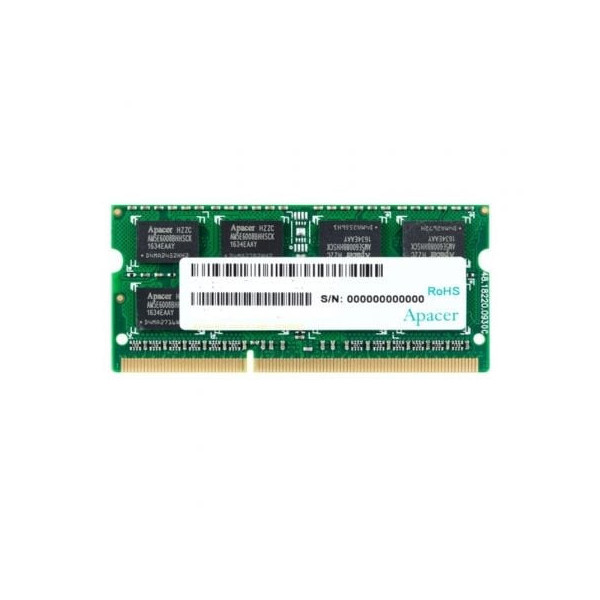 Memoria RAM Apacer 4GB/ DDR3/ 1600MHz/ 1.5V/ CL11/ SODIMM