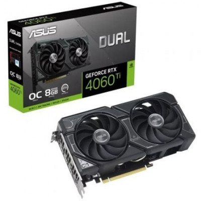 Tarjeta Gráfica Asus Dual GeForce RTX 4060 Ti OC/ 8GB GDDR6