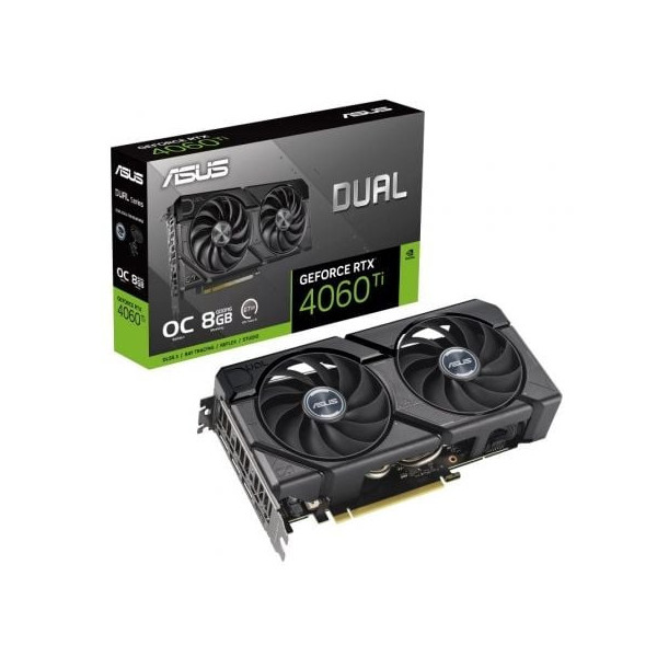 Tarjeta Gráfica Asus Dual GeForce RTX 4060 Ti EVO OC Edition/ 8GB GDDR6