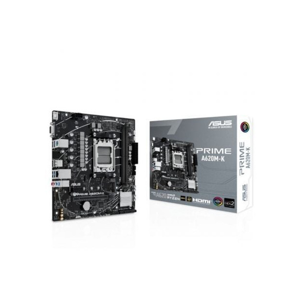 Placa Base Asus Prime A620M-K Socket AM5/ Micro ATX