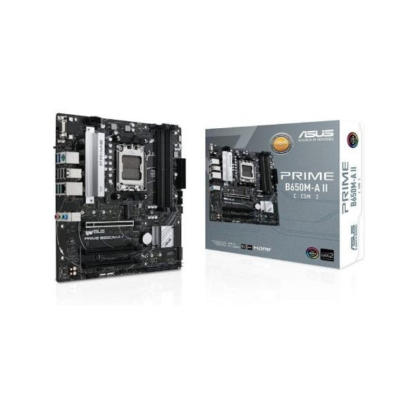 Placa Base Asus Prime B650M-A II-CSM/ Socket AM5/ Micro ATX