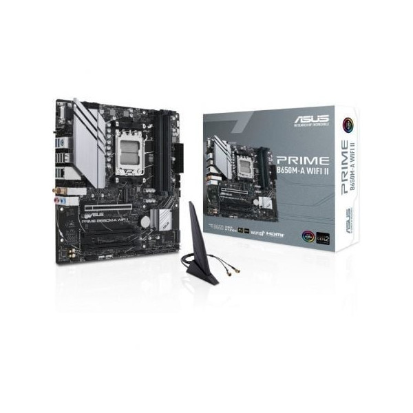 Placa Base Asus Prime B650M-A WIFI II Socket AM5/ Micro ATX