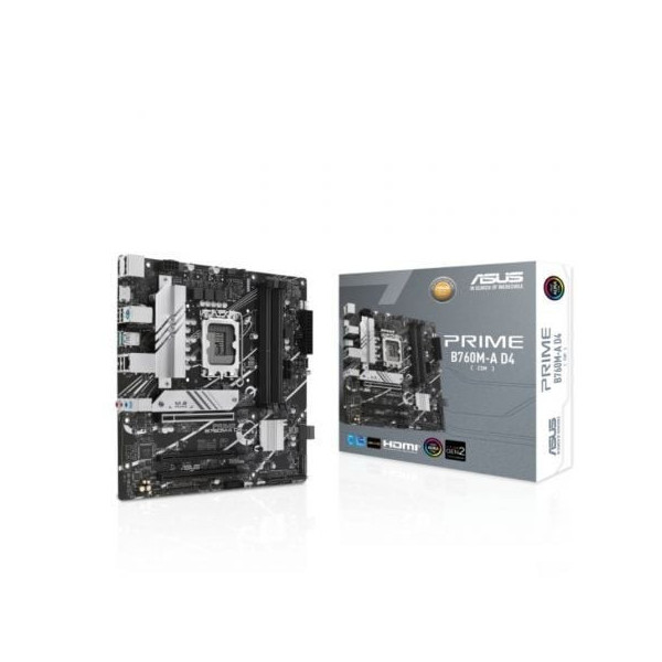 Placa Base Asus Prime B760M-A D4-CSM/ Socket 1700/ Micro ATX