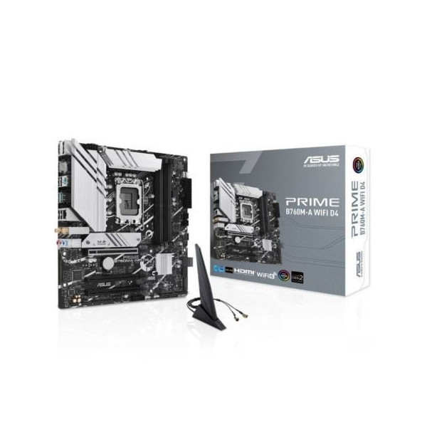 Placa Base Asus PRIME B760M-A WIFI D4 Socket 1700/ Micro ATX