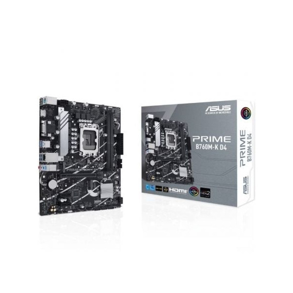 Placa Base Asus PRIME B760M-K D4 Socket 1700/ Micro ATX