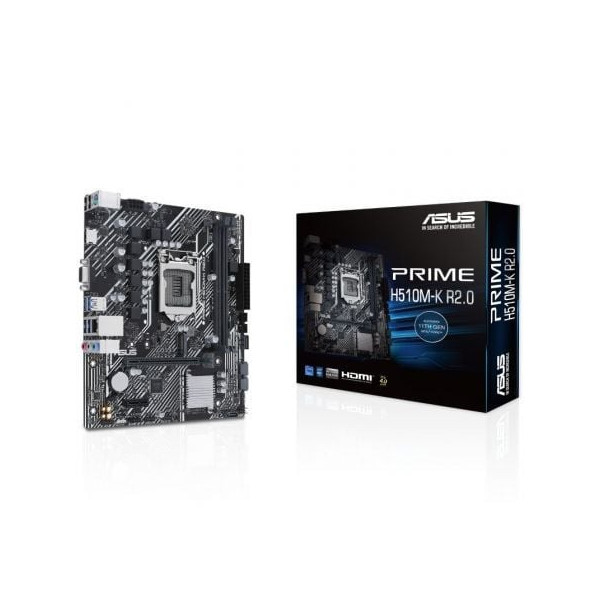 Placa Base Asus Prime H510M-K R2.0 Socket 1200/ Micro ATX