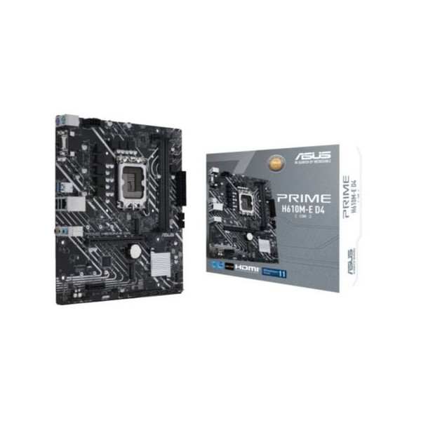 Placa Base Asus Prime H610M-E D4-CSM/ Socket 1700/ Micro ATX