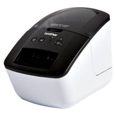 Impresora de Etiquetas Brother QL-700/ Térmica/ Ancho etiqueta 62mm/ USB/ Blanca y Negra