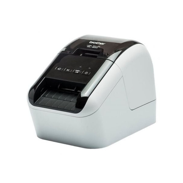 Impresora de Etiquetas Brother QL-800/ Térmica/ Ancho etiqueta 62mm/ USB/ Blanca y Negra