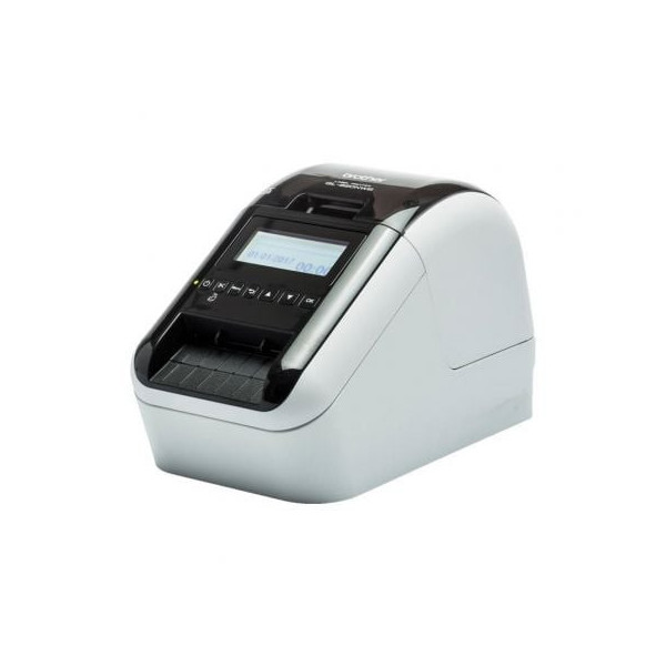 Impresora de Etiquetas Brother QL-820NWBC/ Térmica/ Ancho etiqueta 62mm/ USB-Bluetooth-WiFi-Ethernet/ Blanca y Negra