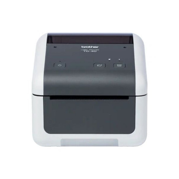 Impresora de Etiquetas y Tickets Brother TD-4420DN/ Térmica Directa/ Ancho etiqueta 118mm/ USB-RS-232C/ Blanca y Negra