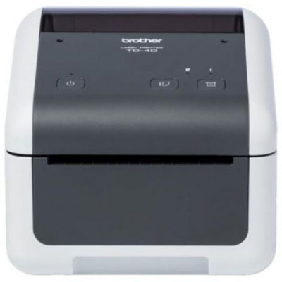 Impresora de Etiquetas y Tickets Brother TD-4520DN/ Térmica/ Ancho etiqueta 118mm/ USB-RS232-Ethernet/ Blanca y Negra