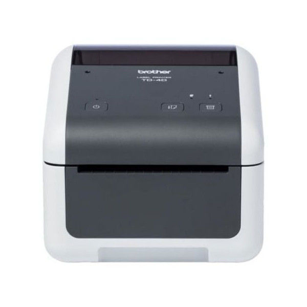 Impresora de Etiquetas y Tickets Brother TD-4520DN/ Térmica/ Ancho etiqueta 118mm/ USB-RS232-Ethernet/ Blanca y Negra