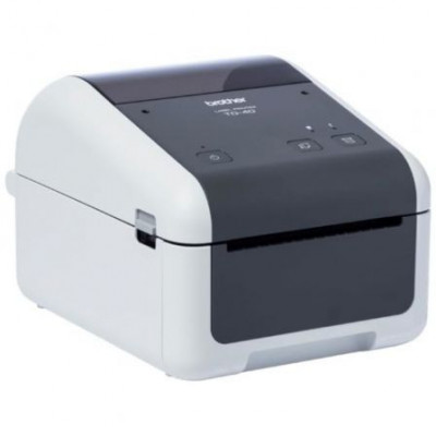 Impresora de Etiquetas y Tickets Brother TD-4520DN/ Térmica/ Ancho etiqueta 118mm/ USB-RS232-Ethernet/ Blanca y Negra