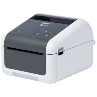 Impresora de Etiquetas y Tickets Brother TD-4520DN/ Térmica/ Ancho etiqueta 118mm/ USB-RS232-Ethernet/ Blanca y Negra