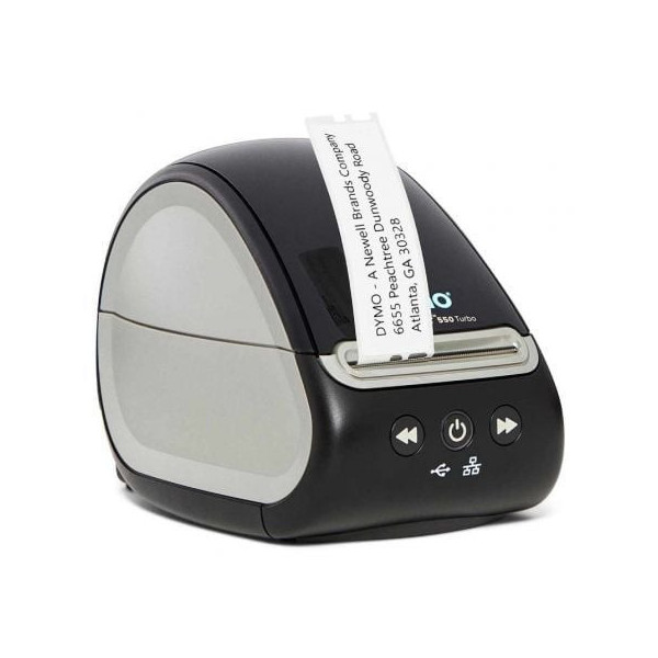 Impresora de Etiquetas Dymo LabelWriter 550 Turbo/ Térmica/ USB/ Negra