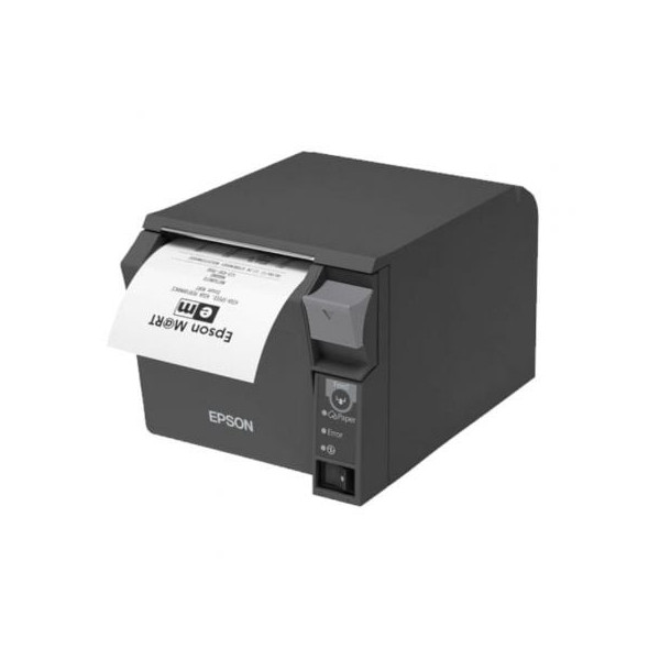 Impresora de Tickets Epson TM-T70II/ Térmica/ Ancho papel 80mm/ USB-RS232/ Negra