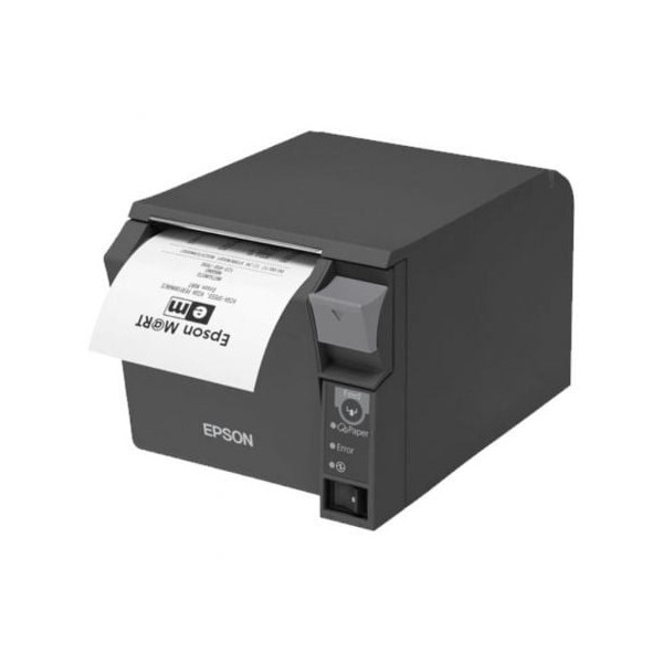 Impresora de Tickets Epson TM-T70II/ Térmica/ Ancho papel 80mm/ USB-Ethernet/ Negra