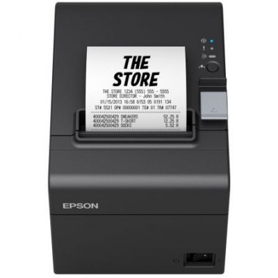 Impresora de Tickets Epson TM-T20III/ Térmica/ Ancho papel 80mm/ Ethernet/ Negra