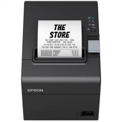 Impresora de Tickets Epson TM-T20III/ Térmica/ Ancho papel 80mm/ USB-RS232/ Negra