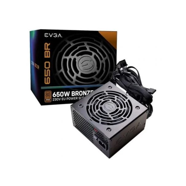 Fuente de Alimentación EVGA 650 BR/ 650W/ Ventilador 12cm/ 80 Plus Bronze