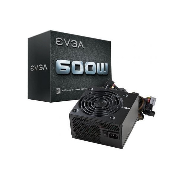 Fuente de alimentación EVGA 600W/ 600W/ Ventilador 12cm/ 80 Plus