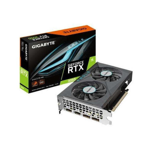 Tarjeta Gráfica Gigabyte GeForce RTX 3050 EAGLE OC/ 6GB GDDR6