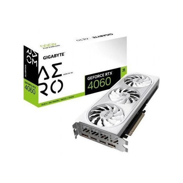 Tarjeta Gráfica Gigabyte GeForce RTX 4060 Aero OC 8G/ 8GB GDDR6