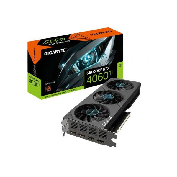 Tarjeta Gráfica Gigabyte GeForce RTX 4060 Ti EAGLE 8G/ 8GB GDDR6