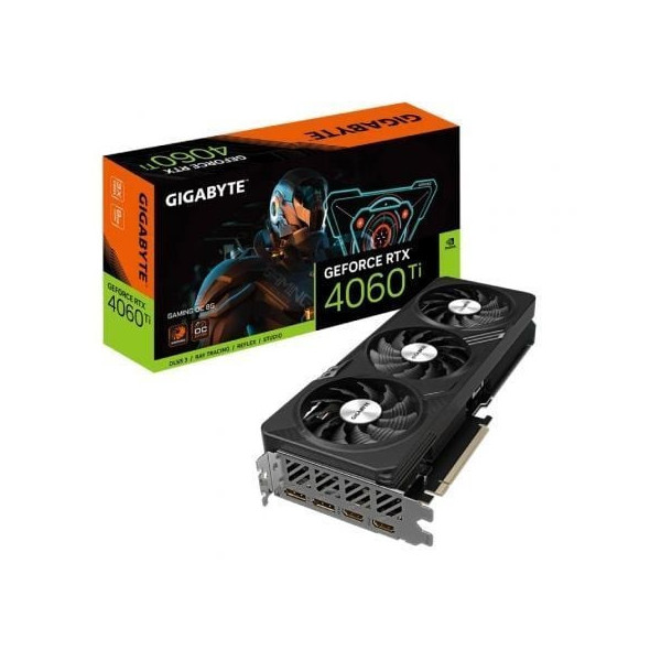 Tarjeta Gráfica Gigabyte GeForce RTX 4060 Ti GAMING OC 8G/ 8GB GDDR6