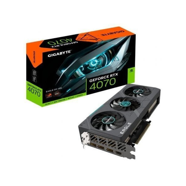 Tarjeta Gráfica Gigabyte GeForce RTX 4070 EAGLE OC 12G/ 12GB GDDR6X