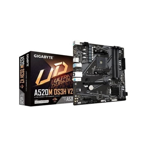 Placa Base Gigabyte A520M DS3H V2 Socket AM4/ Micro ATX