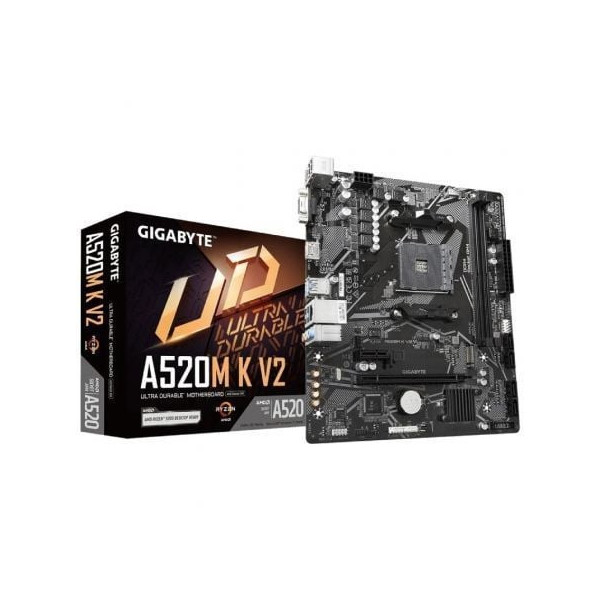 Placa Base Gigabyte A520M K V2 Socket AM4/ Micro ATX