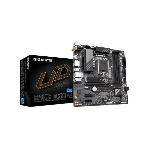 Placa Base Gigabyte B760M DS3H AX Socket 1700/ Micro ATX