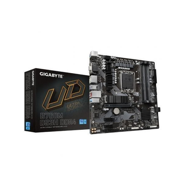 Placa Base Gigabyte B760M DS3H DDR4 Socket 1700/ Micro ATX