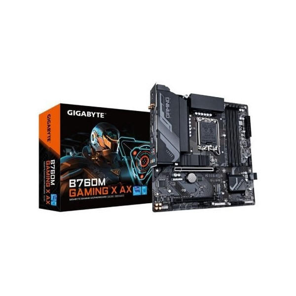 Placa Base Gigabyte B760M GAMING X AX Socket 1700/ Micro ATX