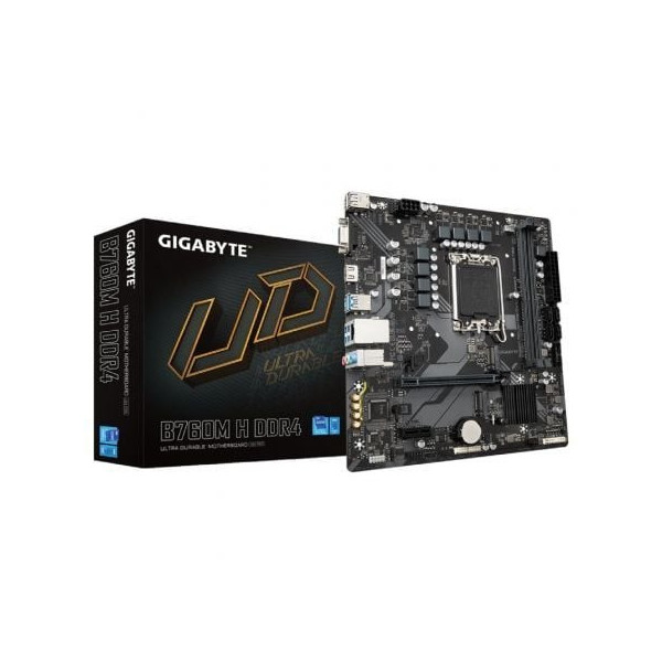 Placa Base Gigabyte B760M H DDR4 Socket 1700/ Micro ATX