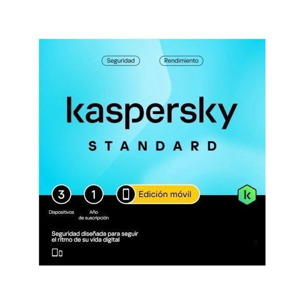 Kaspersky Standard para Android/ 3 Dispositivos/ 1 Año