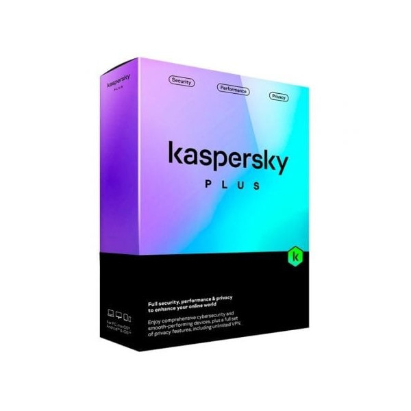 Antivirus Kaspersky Plus/ 10 Dispositivos/ 1 Año