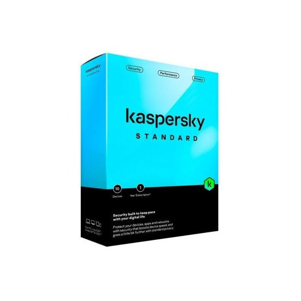 Antivirus Kaspersky Standard/ 10 Dispositivos/ 1 Año