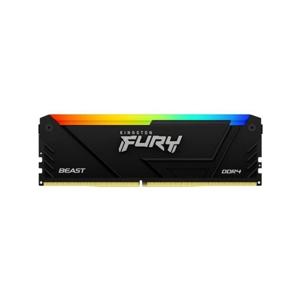 Memoria RAM Kingston FURY Beast RGB 16GB/ DDR4/ 3200MHz/ 1.35V/ CL16/ DIMM