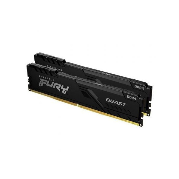 Memoria RAM Kingston FURY Beast 2 x 8GB/ DDR4/ 3200MHz/ 1.35V/ CL16/ DIMM