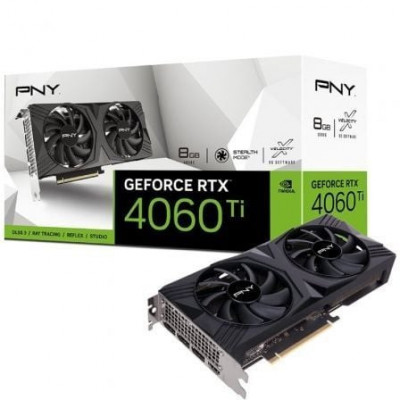 Tarjeta Gráfica PNY GeForce RTX 4060 Ti VERTO Dual Fan/ 8GB GDDR6