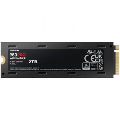 Disco SSD Samsung 980 PRO 2TB/ M.2 2280 PCIe 4.0/ con Disipador de Calor/ Compatible con PS5 y PC/ Full Capacity