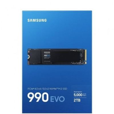 Disco SSD Samsung 990 EVO 2TB/ M.2 2280 PCIe 5.0/ Compatible con PS5 y PC/ Full Capacity