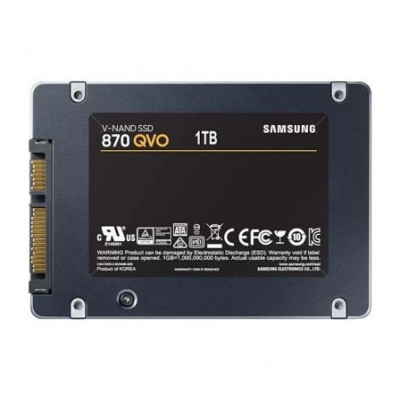 Disco SSD Samsung 870 QVO 1TB/ SATA III/ Full Capacity