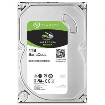 Disco Duro Seagate BarraCuda 1TB/ 3.5"/ SATA III/ 256MB