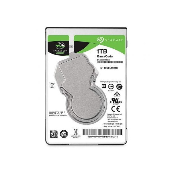 Disco Duro Seagate BarraCuda 1TB/ 2.5"/ SATA III/ 128MB